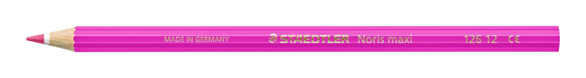Staedtler Noris Maxi Learner Coloured Pencils Pink Pack 12 126 12-20