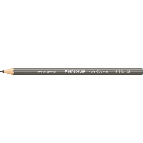 Staedtler Noris Maxi Learner Graphite Pencils 2B Box 12 116 12-2B