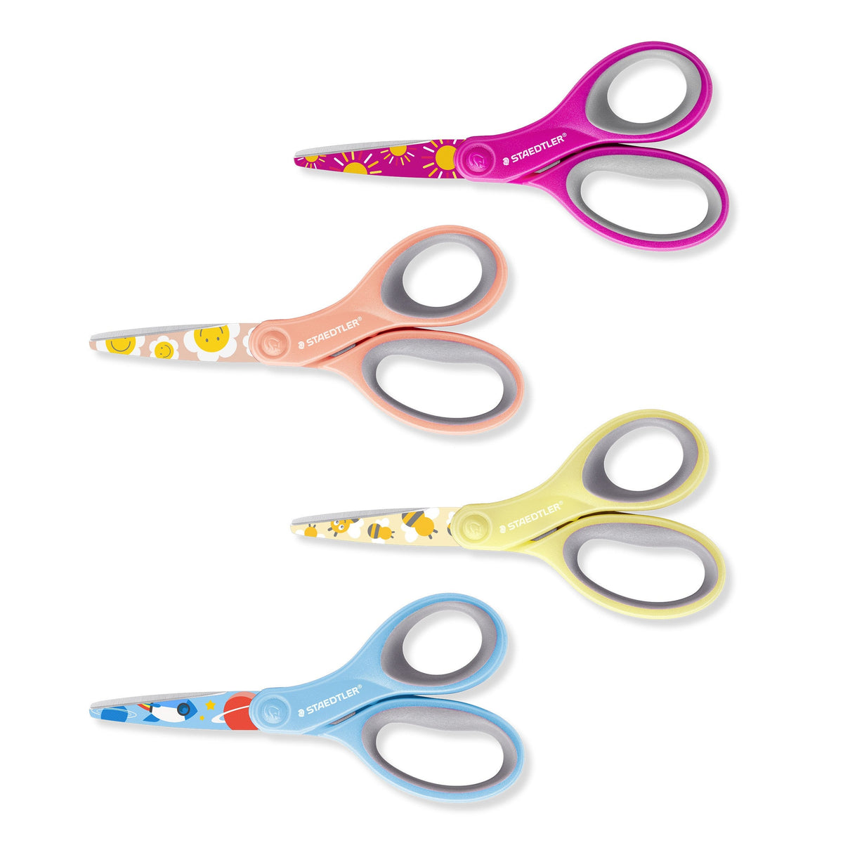 Staedtler Noris Pastel Scissors 14cm Assorted 965 14P BK