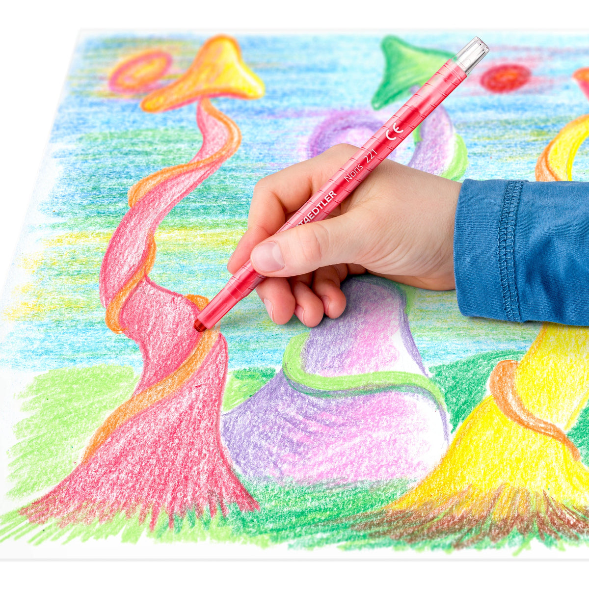 Staedtler Noris Wax Twister Crayons Assorted Box 24 221 NWP24