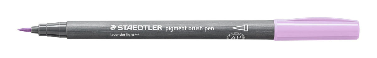 Staedtler Pigment Arts Brush Pen Lavender Light Pack 10 371-620