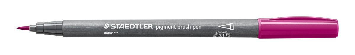 Staedtler Pigment Arts Brush Pen Plum Box 10 371-68