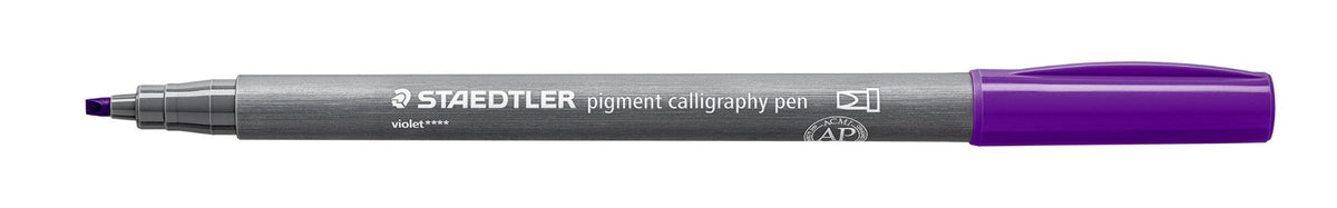 Staedtler Pigment Arts Calligraphy Pen Violet Pack 10 375-6