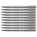 Staedtler Pigment Arts Calligraphy Pen Warm Grey Medium Box 10 375-84