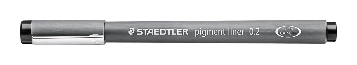 Staedtler Pigment Liner 0.2mm Black Box 10 308 02-9
