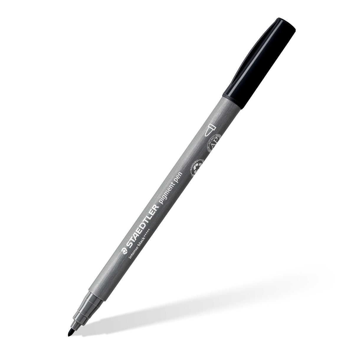 Staedtler Pigment Arts Bullet Tip Intense Black Box 10 376-99