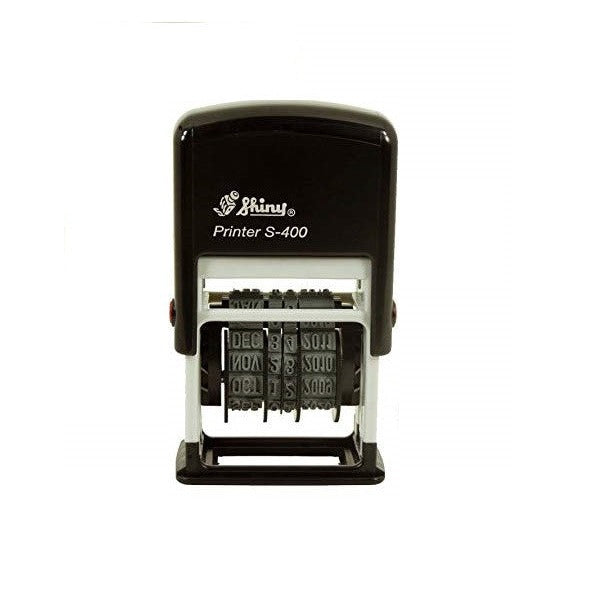 Staedtler Shiny Self-Inking Date Stamp Black 9S400