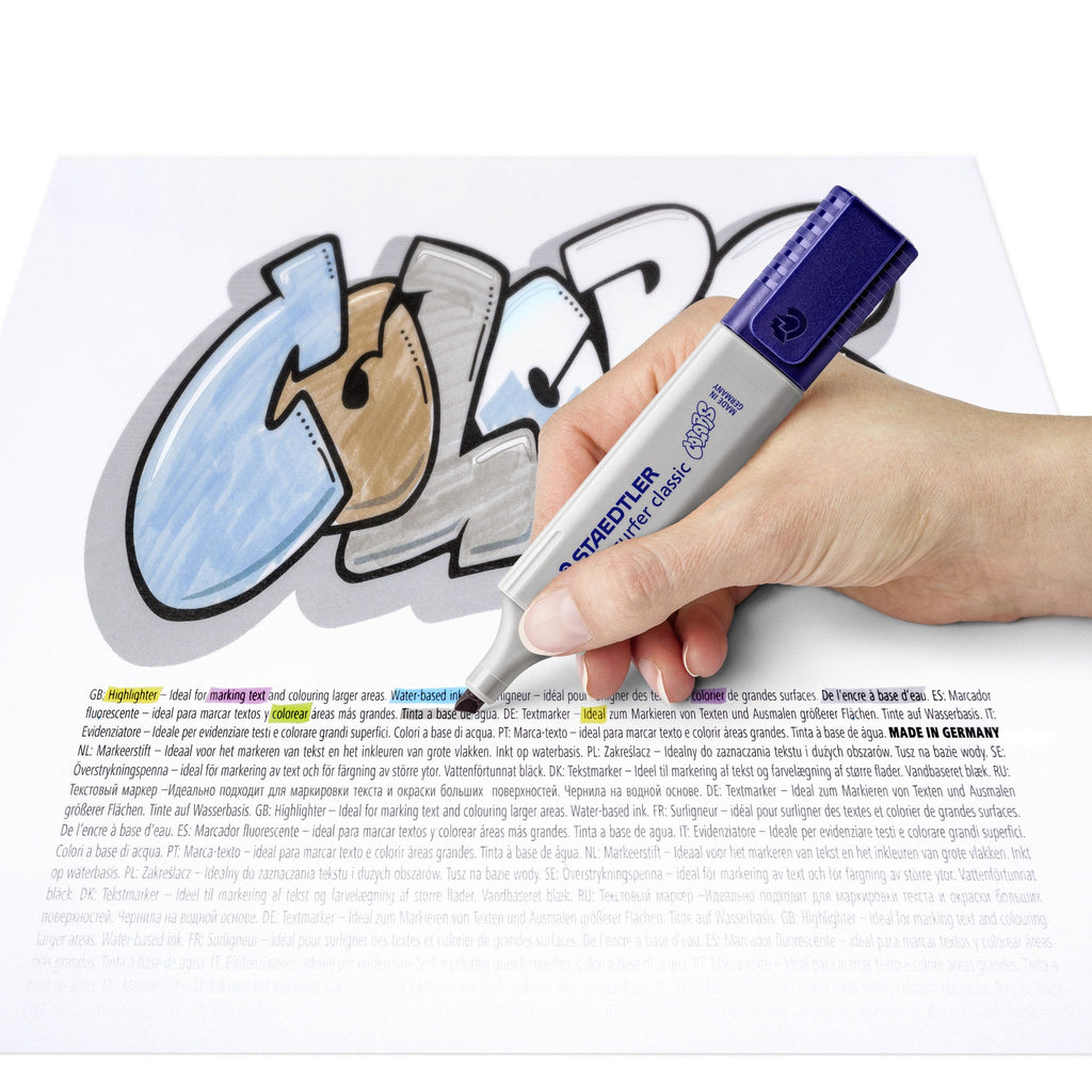 Staedtler 364 C-820 Textsurfer Classic Highlighter Light Grey Box of 10