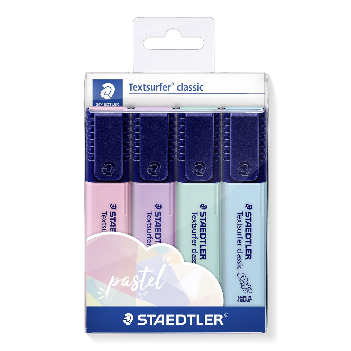 Staedtler Textsurfer Classic Highlighter Pastel Wallet 4 364 CWP4PA