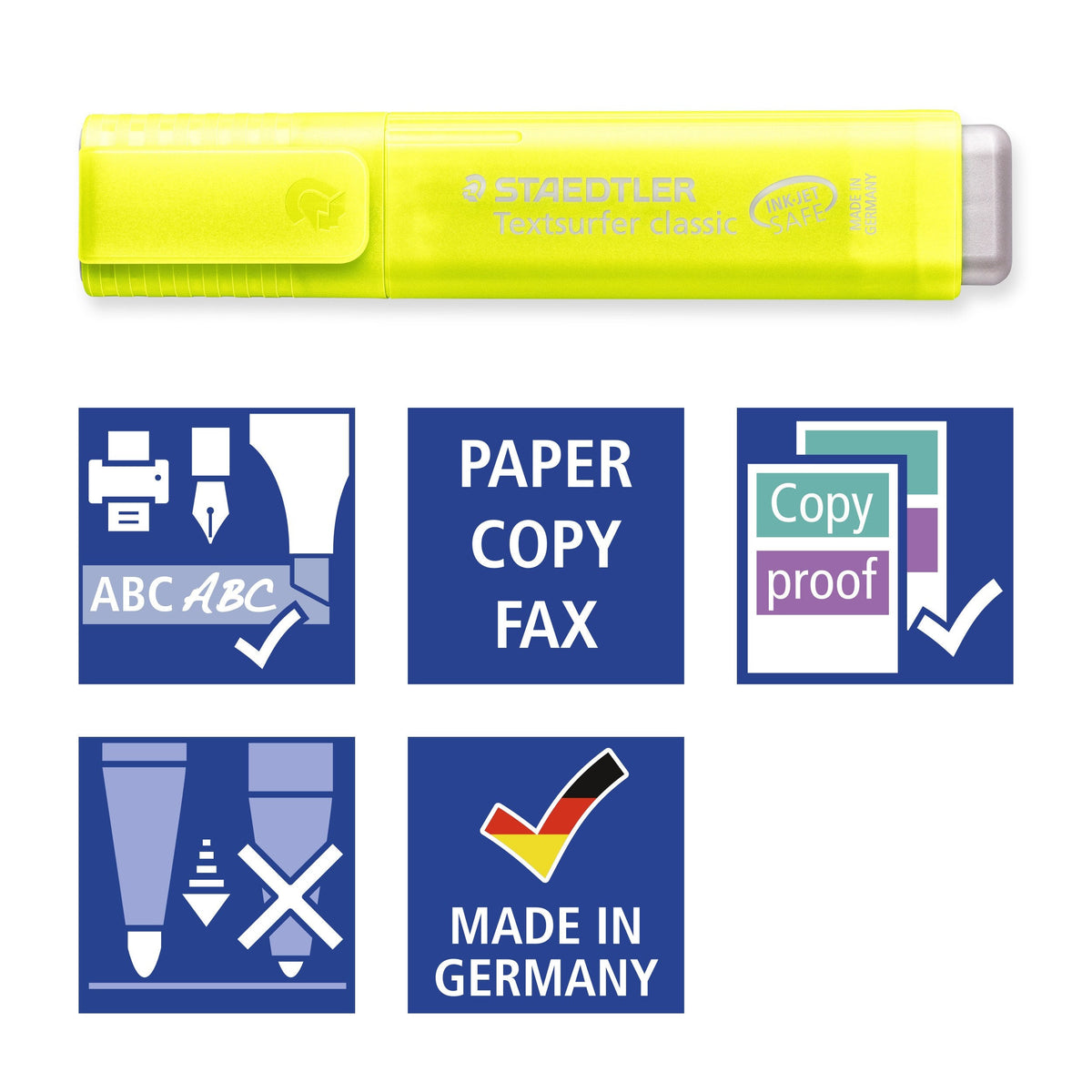 Staedtler Textsurfer Classic Rainbow Colour Highlighter Wallet 8 364 P WP8