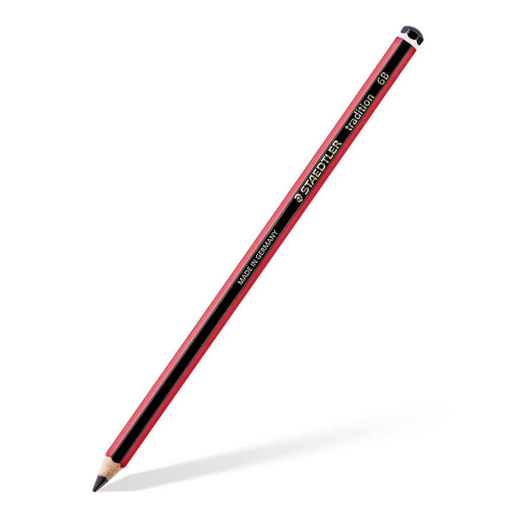 Staedtler Tradition Graphite Pencil 6B Pack 3 110-6B BK3