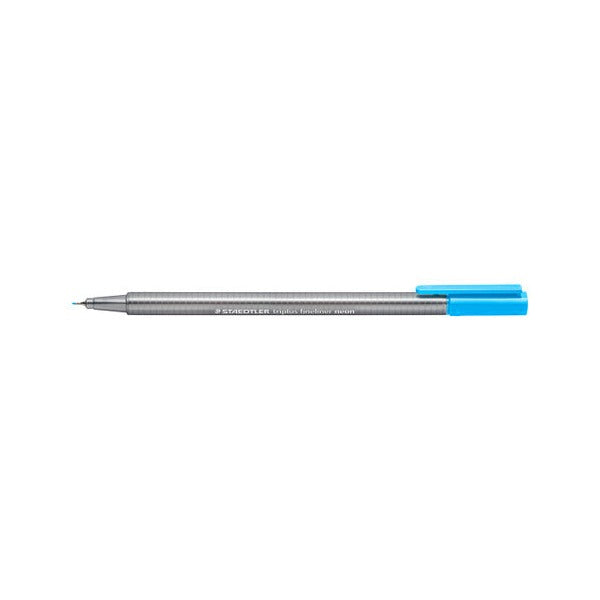 Staedtler Triplus Fineliner Neon Blue Box 10 334-301
