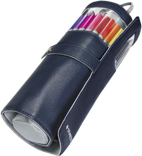 Staedtler Triplus Fineliner Roll-Up Case Black 20 Assorted 334 PC20-9
