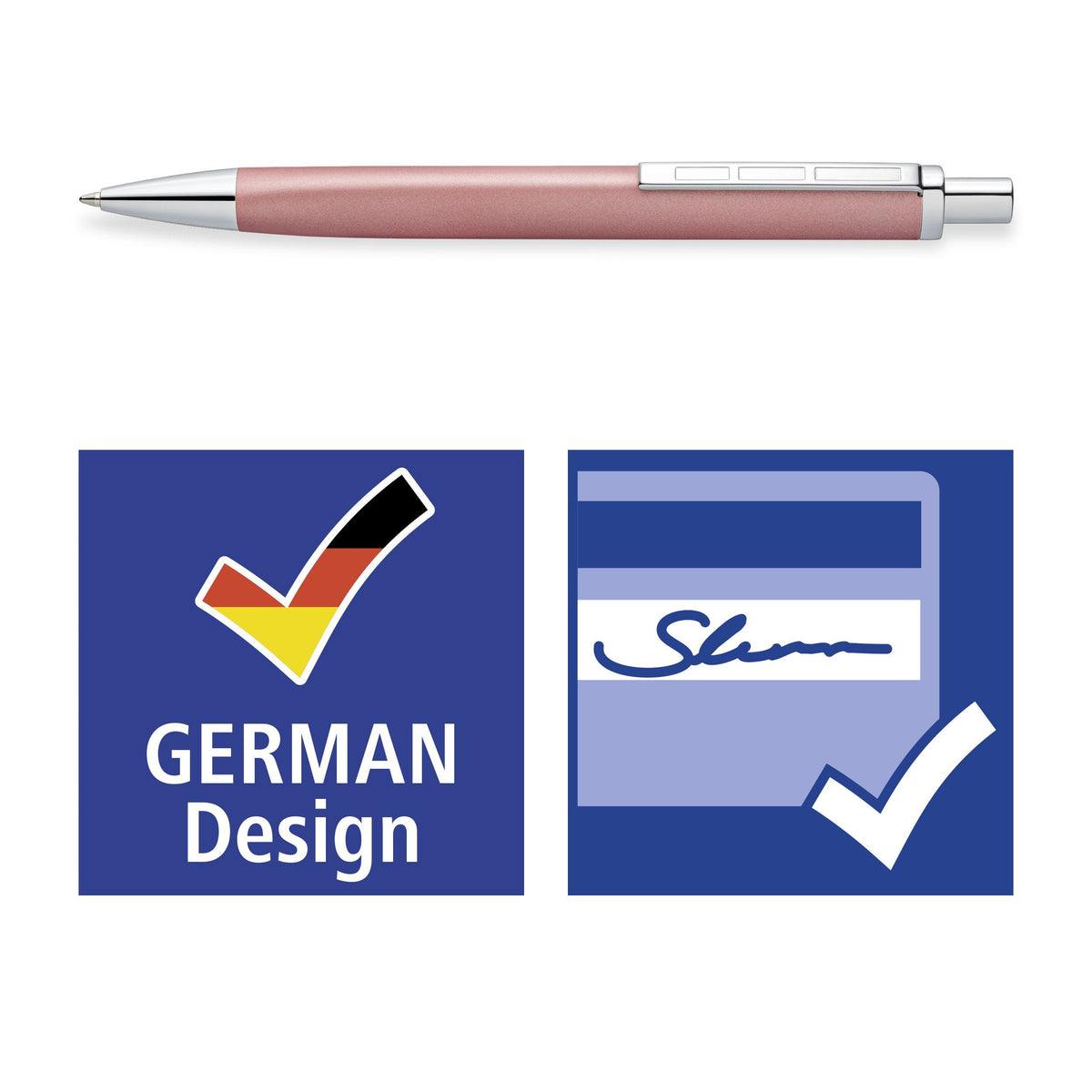 Staedtler Triplus Premium Retractable Ballpoint Pen Rose 444 M20-3