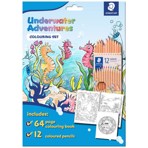 Staedtler Underwater Adventures Colouring Set Ages 3+ 143N SET4