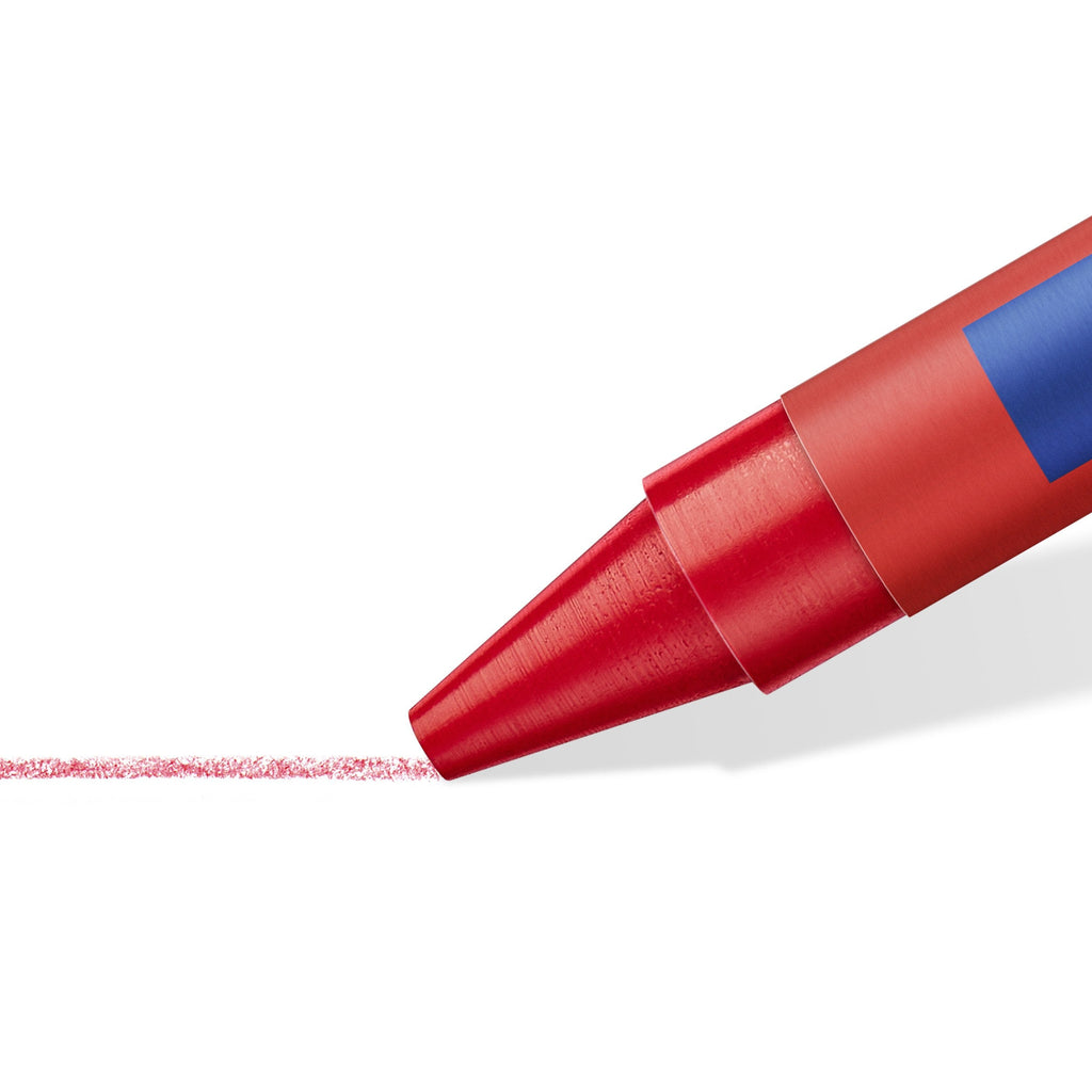 Staedtler 8mm Round Wax Crayons Assorted Pack 24 220 08 C24