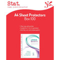 Stat A4 Sheet Protectors 40 Micron Box 100