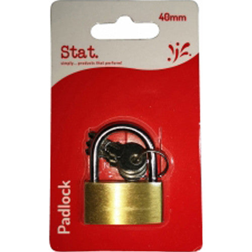 Stat Brass Padlock 40mm