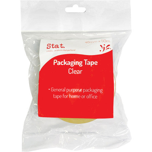 Stat Clear Packaging Tape 48mm x 50m