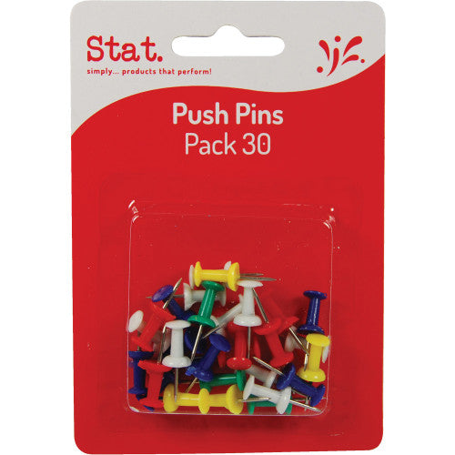 Stat Push Pins Pack of 30