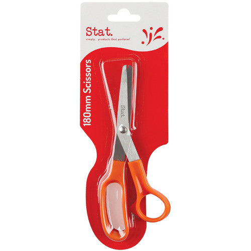 Stat Scissors 180mm Orange Grip