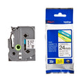 Brother TZe-251 Laminated Label Tape 24mm Black on White