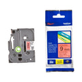 Brother TZe-421 Laminated Label Tape 9mm Black on Red