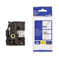 Brother TZe-FX261 Flexible ID Label Tape 36mm Black on White
