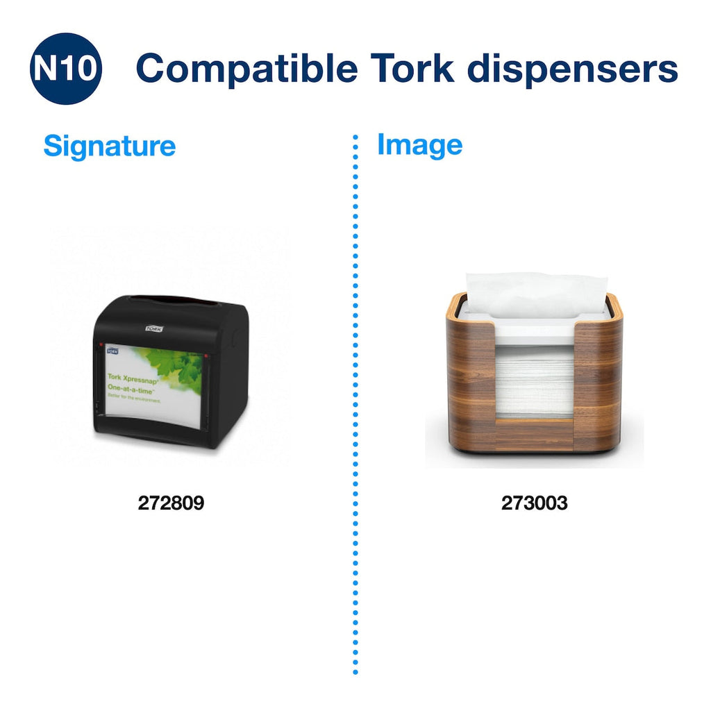 Tork Xpressnap Cafe Dispenser Napkin N10 Natural Carton of 12