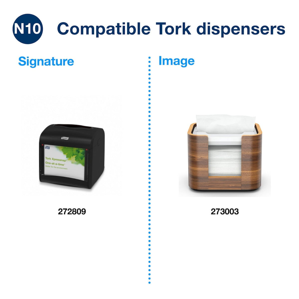 Tork Xpressnap Cafe Dispenser Napkin N10 Natural Carton of 12