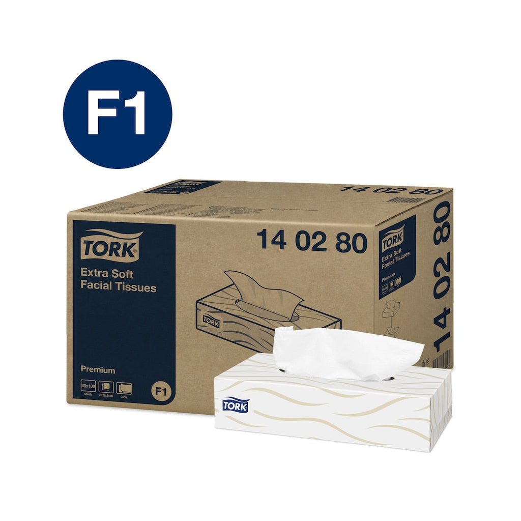 Tork Facial Tissue Dispenser 62mm x 255mm White F1