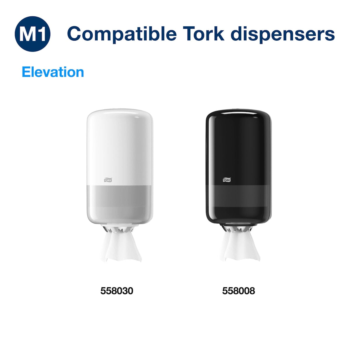 Tork Mini Centrefeed Dispenser M1 System Black