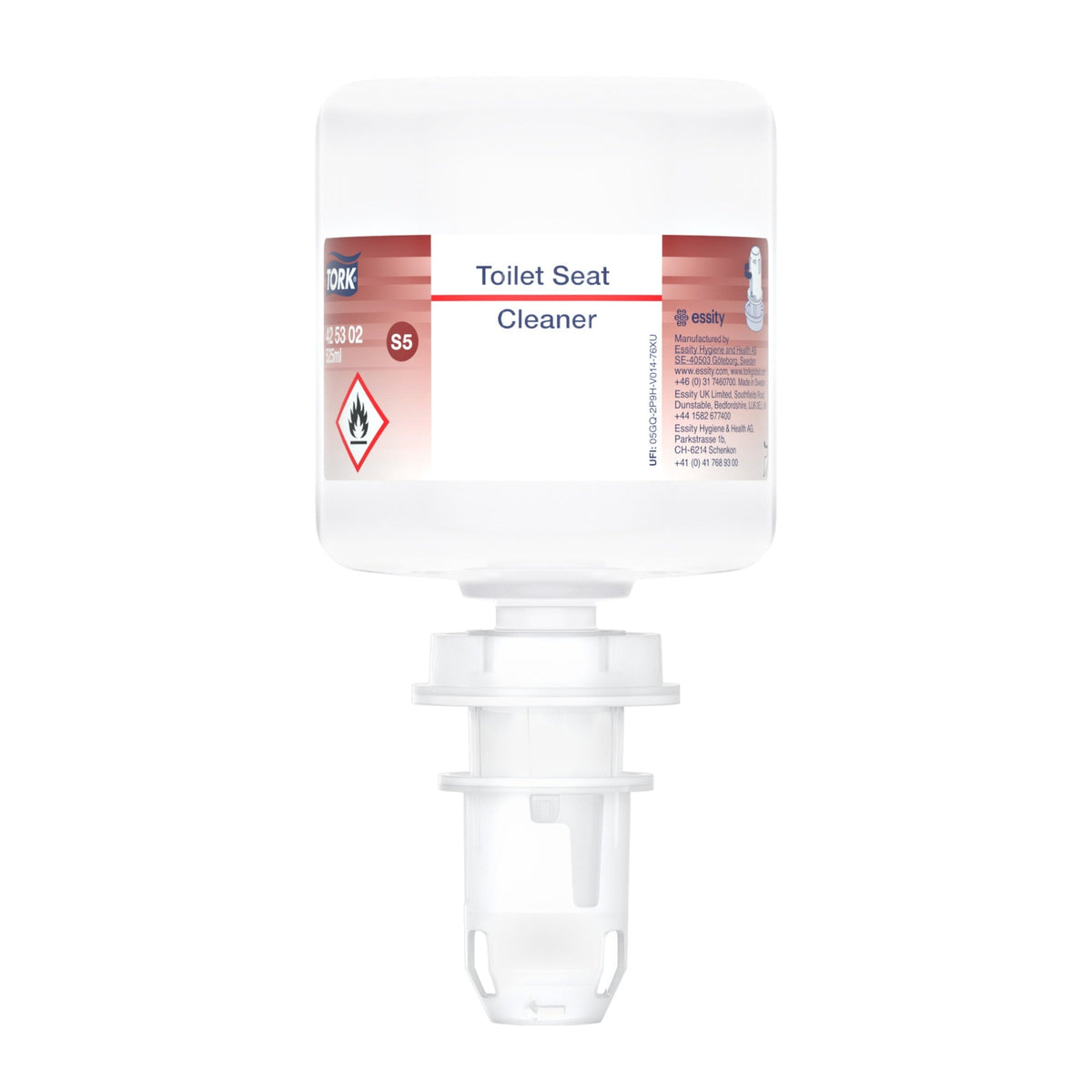 Tork Mini Toilet Seat Cleaner S5 525ml Carton of 8