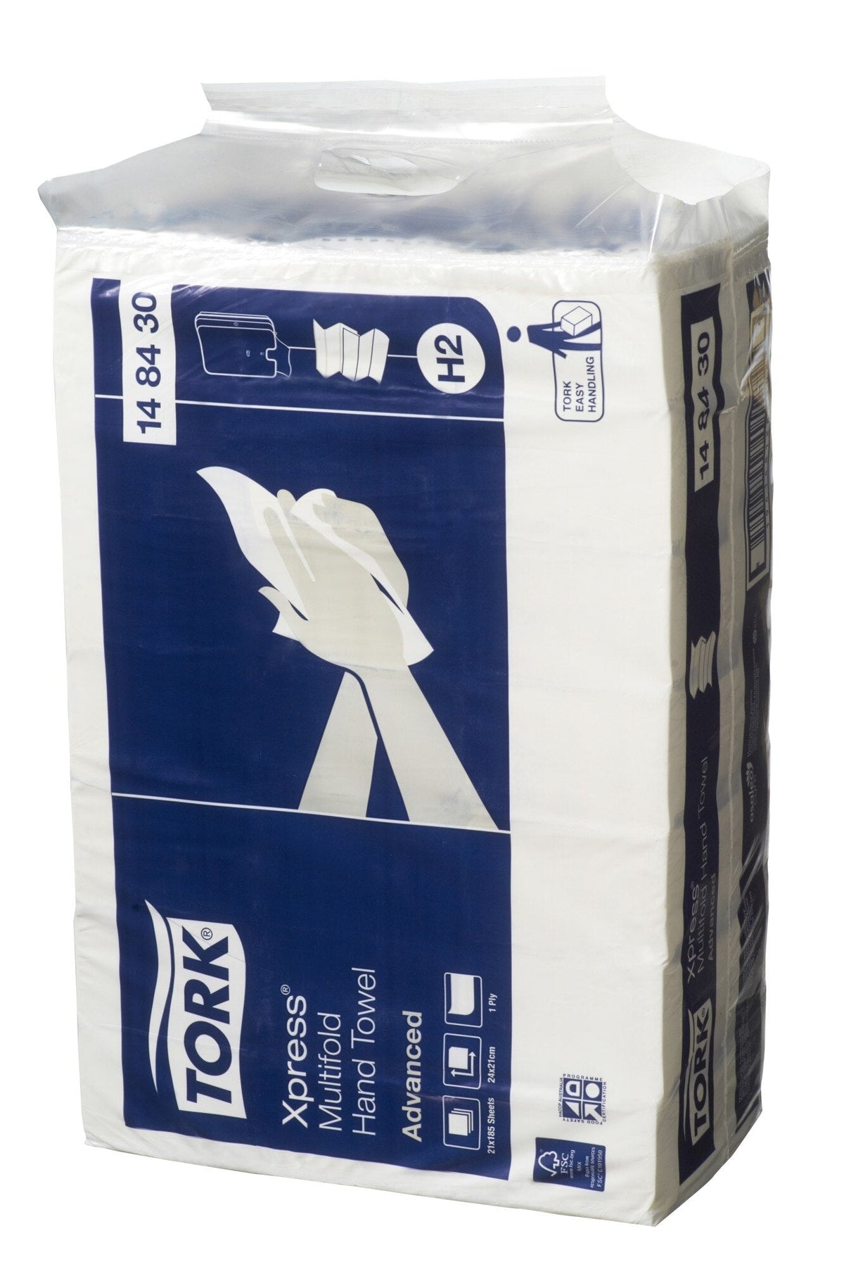 Tork Xpress Multifold Slimline Hand Towel Advanced H2 Carton of 21 x 185 Sheets