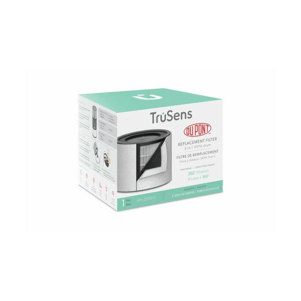 TruSens Replacement 3-in-1 HEPA Drum Filter for Z2000