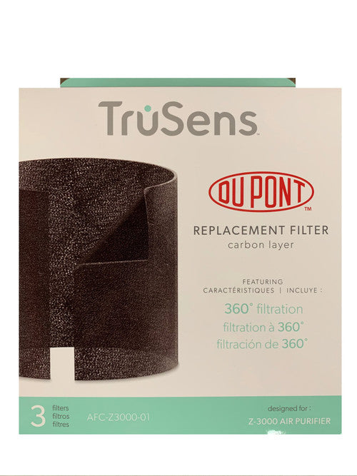 TruSens Replacement Carbon Filter 3 Pack for Z3000AU