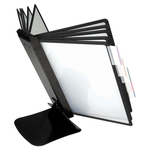 Tudor Flip-N-Find Heavy-Duty Display Unit Black 10 Panel