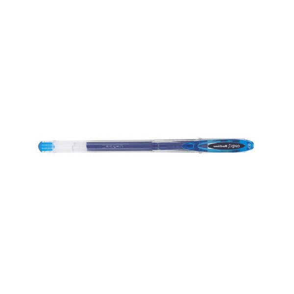 Uni-Ball Signo Gel Ink Pen 0.7mm Light Blue Box of 12