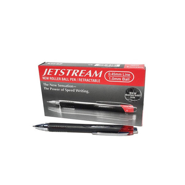 Uni-Ball SXN-210 Jetstream Retractable Rollerball Pen 1.0mm Red Box of 12
