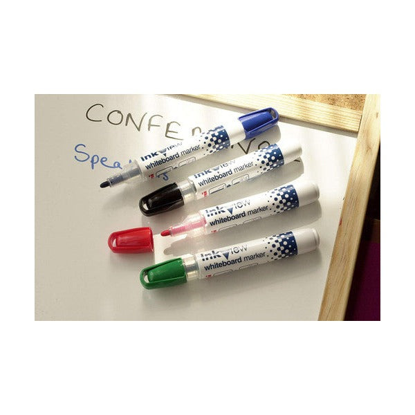 Uni Inkview Whiteboard Markers Bullet Tip 1.8mm Assorted, Box of 12
