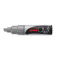 Uni Liquid Chalk Marker PWE-8K Chisel Tip 8mm Silver