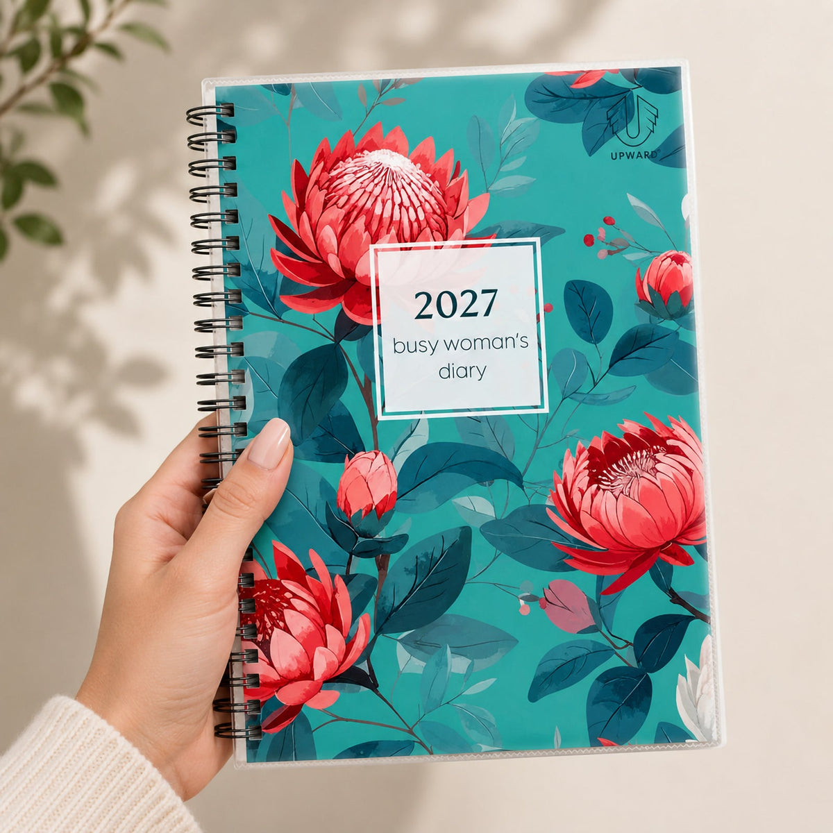 Upward Busy Women's 2027 A5 Week To View Diary Golden Wattle