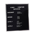 Visionchart EXLB6045 Executive Letterboard 600 x 450mm