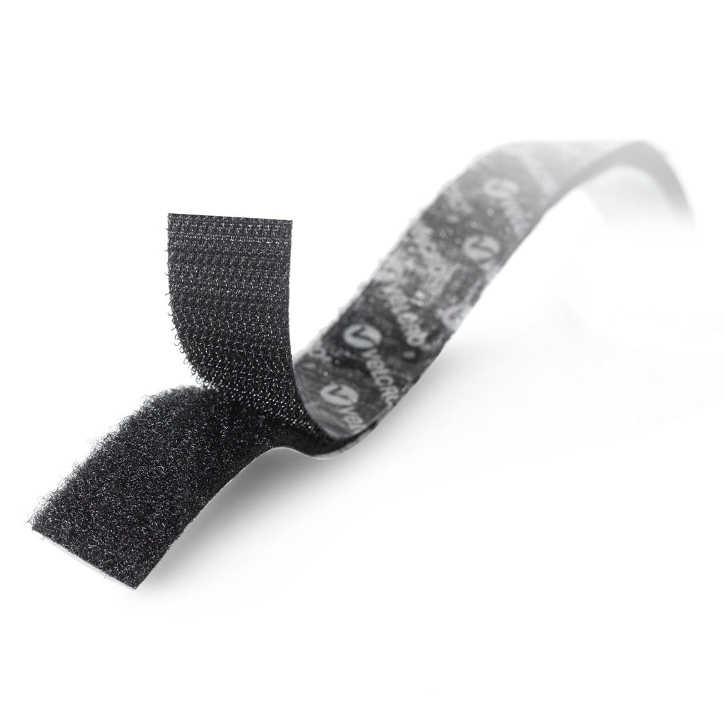 Velcro Brand Stick On Hook and Loop Tape 25mm x 2.5m Black