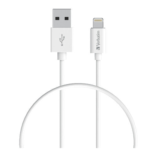Verbatim Charge and Sync Lightning Cable 50cm White