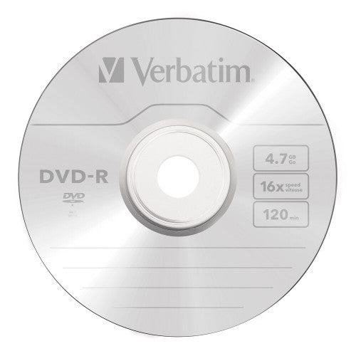 Verbatim DVD-R Branded Silver 50 Pack Spindle