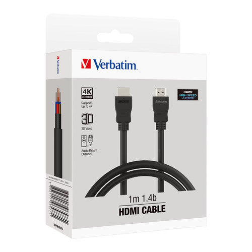 Verbatim HDMI 1.4B Cable 1m Black