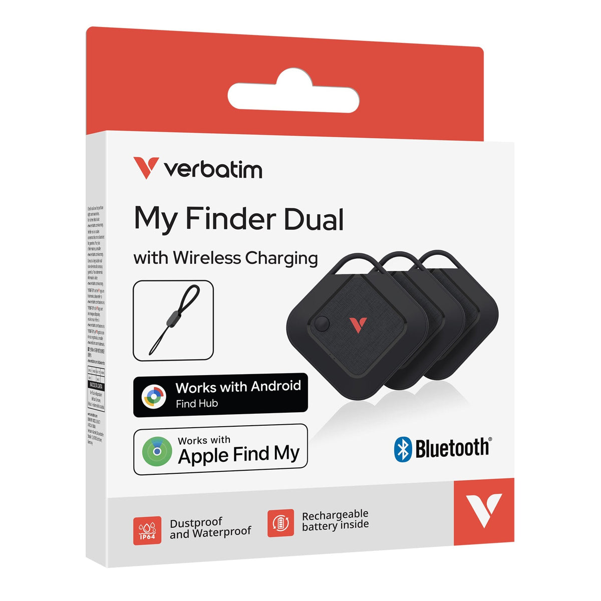 Verbatim My Finder Dual Wireless Tracker Pack of 3