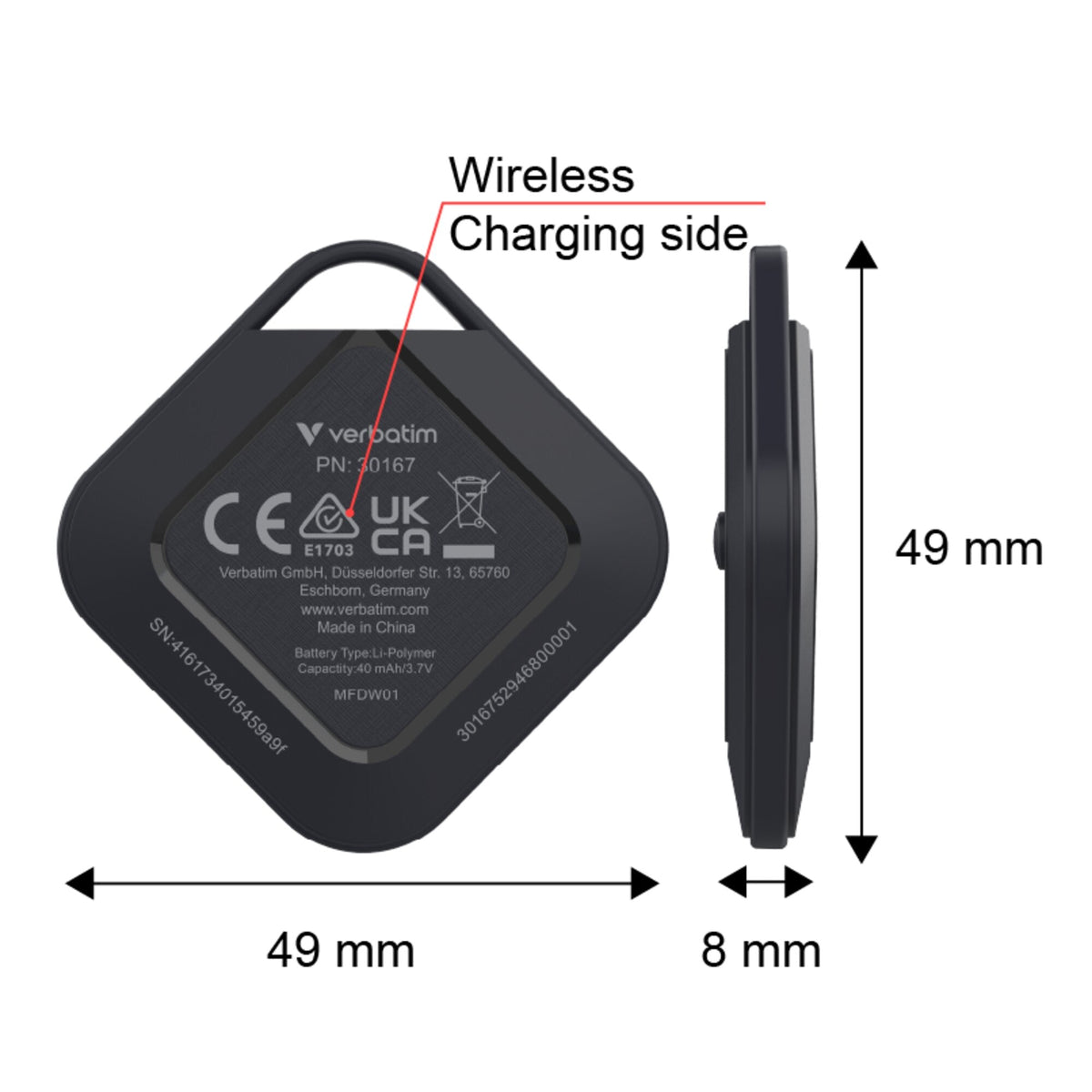 Verbatim My Finder Dual Wireless Tracker Pack of 3