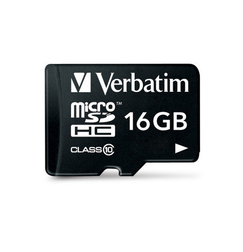 Verbatim Premium microSDHC Card 16GB with SD Adapter